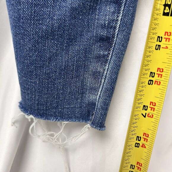 Express Skinny Super High Rise Ultra Hyper Stretch Jeans Women's Crop M 6/8 /10 - Picture 3 of 10